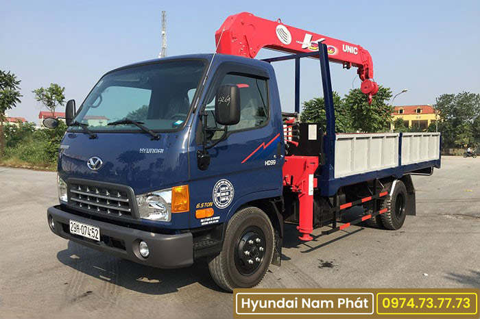 Xe Tải Hyundai HD99 Gắn Cẩu Unic 3 Tấn URV344